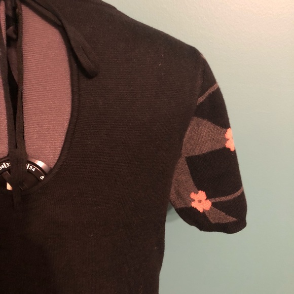 Corey Lynn Calter Gray Geometric Sweater - Picture 6 of 8